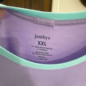 Women's Purple Pajama Top